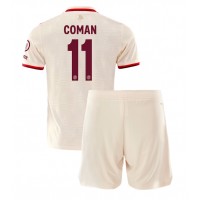 Camiseta Bayern Munich Kingsley Coman #11 Tercera Equipación para niños 2024-25 manga corta (+ pantalones cortos)